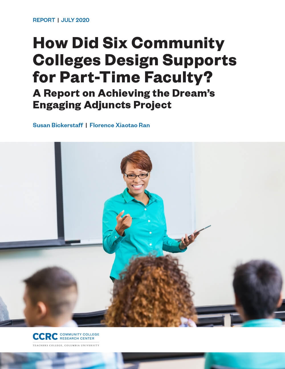 How Did Six Community Colleges Design Supports for Part-Time Faculty? A Report on Achieving the Dream’s Engaging Adjuncts Project