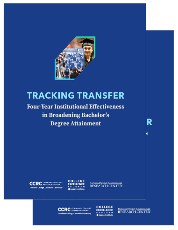 Tracking Transfer: Community College and Four-Year Institutional Effectiveness in Broadening Bachelor’s Degree Attainment